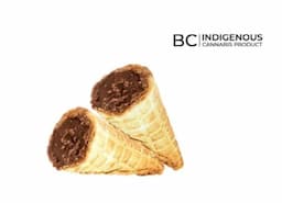 Milk Chocolate Live Rosin Waffle Cones